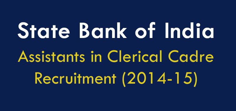 sbi clerical recruitment 2014 application form download